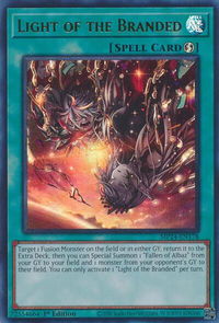 Light of the Branded - 25th Anniversary Tin: Dueling Mirrors  #MP24-EN178 - Ultra Rare YuGiOh Trading Card