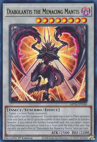 Diabolantis the Menacing Mantis - 25th Anniversary Tin: Dueling Mirrors  #MP24-EN180 - Ultra Rare YuGiOh Trading Card