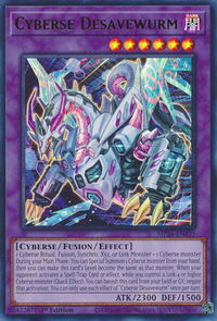 Cyberse Desavewurm - 25th Anniversary Tin: Dueling Mirrors  #MP24-EN195 - Ultra Rare YuGiOh Trading Card