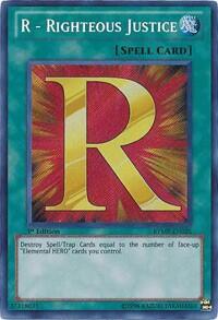 R - Righteous Justice - Ra Yellow Mega Pack (RYMP) #RYMP-EN025 - Secret Rare YuGiOh Trading Card