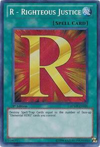 R - Righteous Justice trading card from Ra Yellow Mega Pack R - Righteous Justice - Ra Yellow Mega Pack YuGiOh trading card