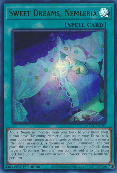 Sweet Dreams, Nemleria - 25th Anniversary Tin: Dueling Mirrors YuGiOh trading card