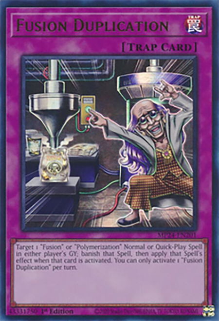 Fusion Duplication - 25th Anniversary Tin: Dueling Mirrors YuGiOh trading card