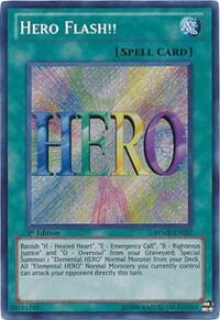 Hero Flash!! - Ra Yellow Mega Pack (RYMP) #RYMP-EN027 - Secret Rare YuGiOh Trading Card