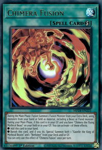 Chimera Fusion - 25th Anniversary Tin: Dueling Mirrors  #MP24-EN221 - Ultra Rare YuGiOh Trading Card