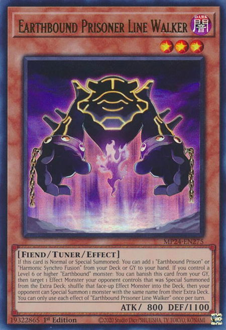 Earthbound Prisoner Line Walker - 25th Anniversary Tin: Dueling Mirrors YuGiOh trading card