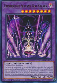 Earthbound Servant Geo Kraken - 25th Anniversary Tin: Dueling Mirrors  #MP24-EN276 - Ultra Rare YuGiOh Trading Card