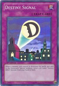 Destiny Signal - Ra Yellow Mega Pack (RYMP) #RYMP-EN038 - Super Rare YuGiOh Trading Card