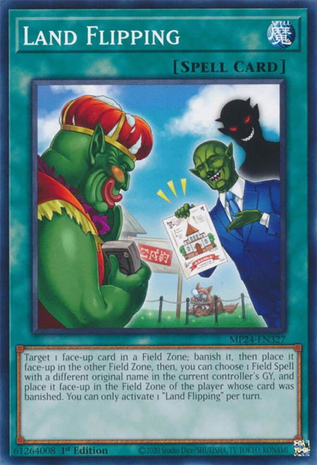 Land Flipping - 25th Anniversary Tin: Dueling Mirrors YuGiOh trading card
