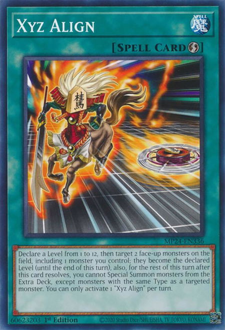 Xyz Align - 25th Anniversary Tin: Dueling Mirrors YuGiOh trading card