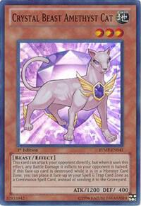 Crystal Beast Amethyst Cat - Ra Yellow Mega Pack YuGiOh trading card