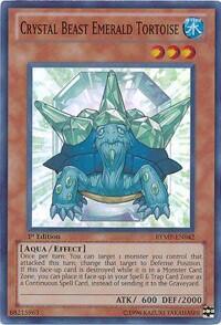 Crystal Beast Emerald Tortoise - Ra Yellow Mega Pack (RYMP) #RYMP-EN042 - Super Rare YuGiOh Trading Card