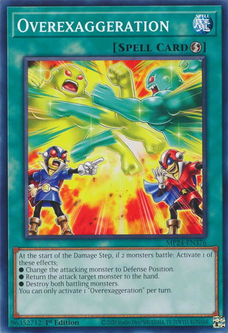 Overexaggeration - 25th Anniversary Tin: Dueling Mirrors YuGiOh trading card