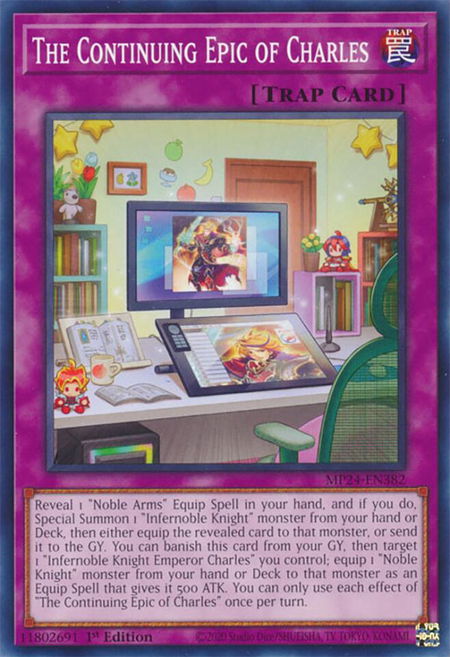 The Continuing Epic of Charles - 25th Anniversary Tin: Dueling Mirrors YuGiOh trading card