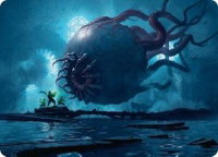 Abhorrent Oculus Art Card - Art Series: Duskmourn: House of Horror (ASDSK) #3 - Special Magic: The Gathering Trading Card