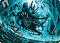 Overlord of the Floodpits Art Card - Art Series: Duskmourn: House of Horror (ASDSK) #4 - Special Magic: The Gathering Trading Card