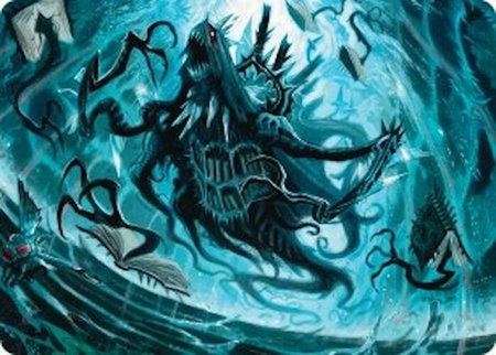 Overlord of the Floodpits Art Card - Art Series: Duskmourn: House of Horror Magic: The Gathering trading card