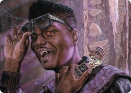 Dashing Bloodsucker Art Card - Art Series: Duskmourn: House of Horror Magic: The Gathering trading card
