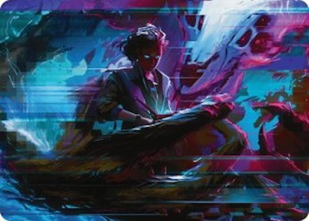 Demonic Counsel Art Card (32/54) - Art Series: Duskmourn: House of Horror Magic: The Gathering trading card