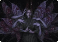 Demonic Counsel Art Card (7/54) - Art Series: Duskmourn: House of Horror (ASDSK) #7 - Special Magic: The Gathering Trading Card