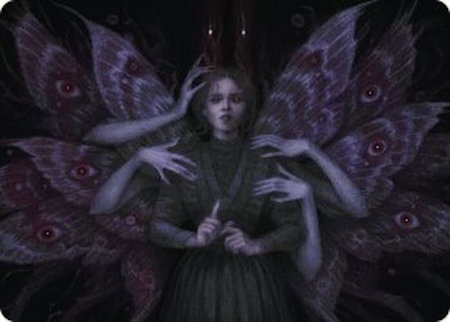 Demonic Counsel Art Card (7/54) - Art Series: Duskmourn: House of Horror Magic: The Gathering trading card