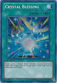 Crystal Blessing trading card from Ra Yellow Mega Pack Crystal Blessing - Ra Yellow Mega Pack YuGiOh trading card