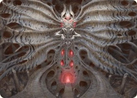 Valgavoth, Terror Eater Art Card - Art Series: Duskmourn: House of Horror Magic: The Gathering trading card