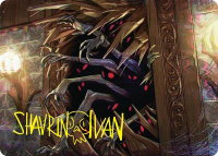 Withering Torment Art Card (Gold-Stamped Signature) - Art Series: Duskmourn: House of Horror (ASDSK) #33 - Special Magic: The Gathering Trading Card