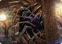 Withering Torment Art Card - Art Series: Duskmourn: House of Horror (ASDSK) #33 - Special Magic: The Gathering Trading Card