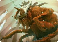 Bedhead Beastie Art Card - Art Series: Duskmourn: House of Horror (ASDSK) #11 - Special Magic: The Gathering Trading Card