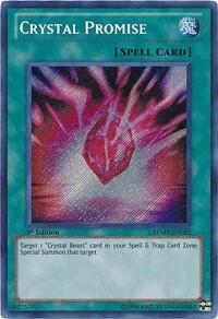 Crystal Promise - Ra Yellow Mega Pack (RYMP) #RYMP-EN052 - Secret Rare YuGiOh Trading Card