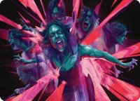 Waltz of Rage Art Card - Art Series: Duskmourn: House of Horror (ASDSK) #35 - Special Magic: The Gathering Trading Card