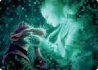 Cathartic Parting Art Card - Art Series: Duskmourn: House of Horror (ASDSK) #14 - Special Magic: The Gathering Trading Card