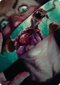 Hauntwoods Shrieker Art Card - Art Series: Duskmourn: House of Horror (ASDSK) #40 - Special Magic: The Gathering Trading Card
