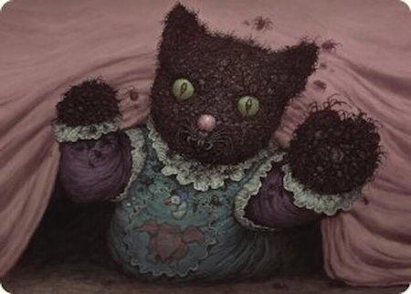 Twitching Doll Art Card - Art Series: Duskmourn: House of Horror Magic: The Gathering trading card