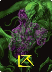 Tyvar, the Pummeler Art Card (Gold-Stamped Signature) - Art Series: Duskmourn: House of Horror (ASDSK) #41 - Special Magic: The Gathering Trading Card