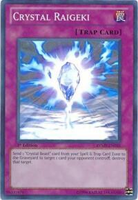Crystal Raigeki - Ra Yellow Mega Pack (RYMP) #RYMP-EN055 - Super Rare YuGiOh Trading Card