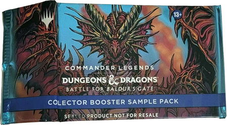 Commander Legends: Battle for Baldur's Gate - Collector Booster Sample Pack - Commander Legends: Battle for Baldur's Gate Magic: The Gathering trading card