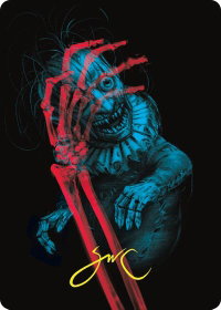 Marvin, Murderous Mimic Art Card (Gold-Stamped Signature) - Art Series: Duskmourn: House of Horror (ASDSK) #45 - Special Magic: The Gathering Trading Card