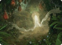 Hushwood Verge Art Card - Art Series: Duskmourn: House of Horror (ASDSK) #26 - Special Magic: The Gathering Trading Card