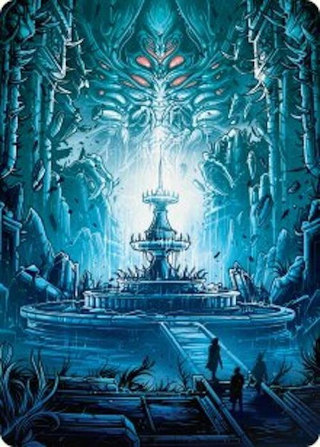 Island Art Card - Art Series: Duskmourn: House of Horror Magic: The Gathering trading card