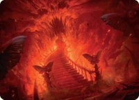 Mountain Art Card - Art Series: Duskmourn: House of Horror (ASDSK) #30 - Special Magic: The Gathering Trading Card