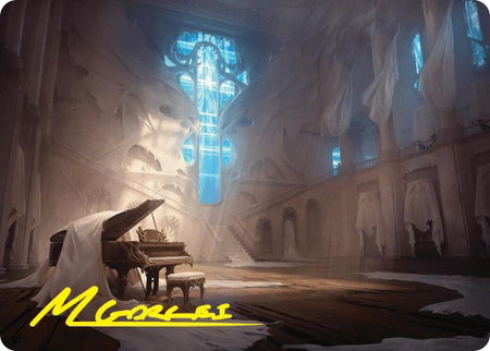 Plains Art Card (Gold-Stamped Signature) - Art Series: Duskmourn: House of Horror Magic: The Gathering trading card