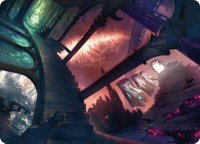 Terramorphic Expanse Art Card - Art Series: Duskmourn: House of Horror (ASDSK) #27 - Special Magic: The Gathering Trading Card
