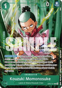 Kouzuki Momonosuke (CS 2024 Celebration Pack) - One Piece Promotion Cards (OP-PR) #OP01-041 - Rare One Piece Trading Card