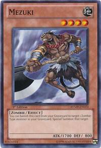 Mezuki trading card from Ra Yellow Mega Pack Mezuki - Ra Yellow Mega Pack YuGiOh trading card