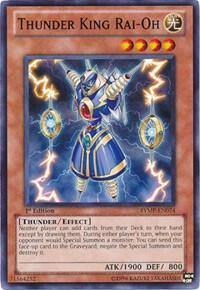 Thunder King Rai-Oh trading card from Ra Yellow Mega Pack Thunder King Rai-Oh - Ra Yellow Mega Pack YuGiOh trading card