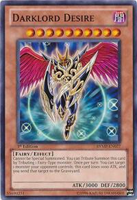 Darklord Desire trading card from Ra Yellow Mega Pack Darklord Desire - Ra Yellow Mega Pack YuGiOh trading card