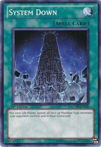 System Down - Ra Yellow Mega Pack (RYMP) #RYMP-EN079 - Common / Short Print YuGiOh Trading Card