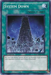 System Down trading card from Ra Yellow Mega Pack System Down - Ra Yellow Mega Pack YuGiOh trading card